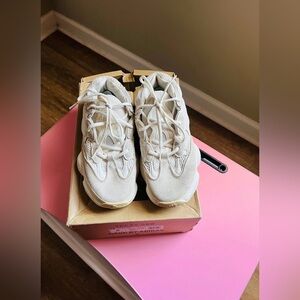 Men Adidas Yeezy 500 Off-White Sneakers Size 6